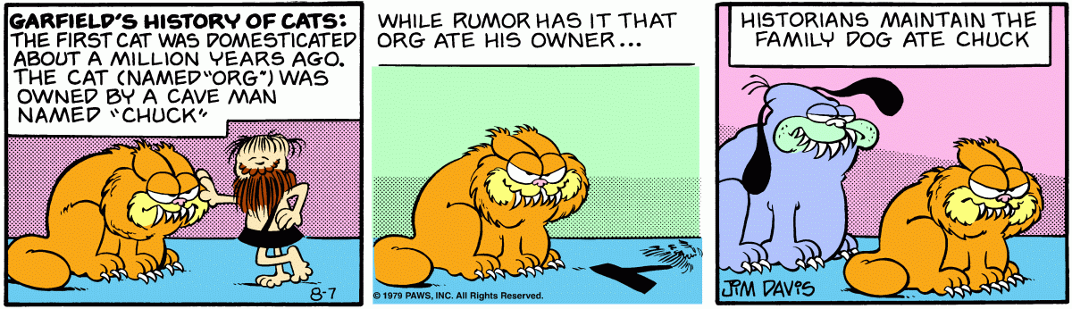 Garfield, August 7, 1979