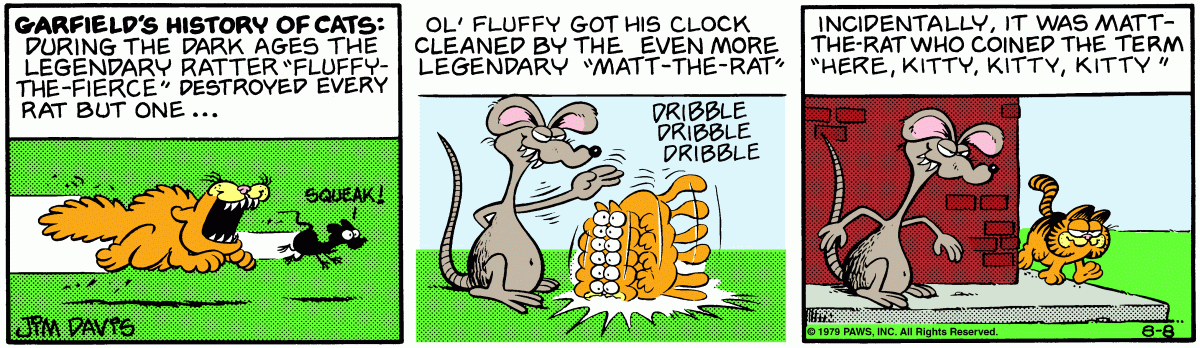 Garfield, August 8, 1979