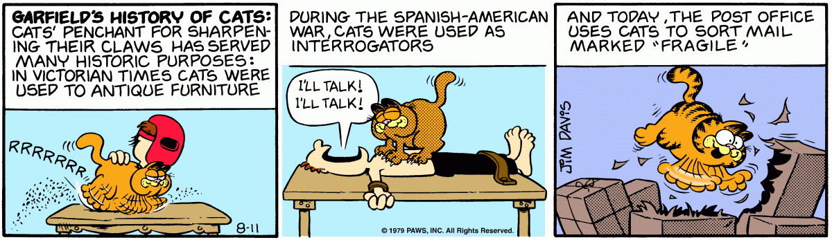 Garfield, August 11, 1979
