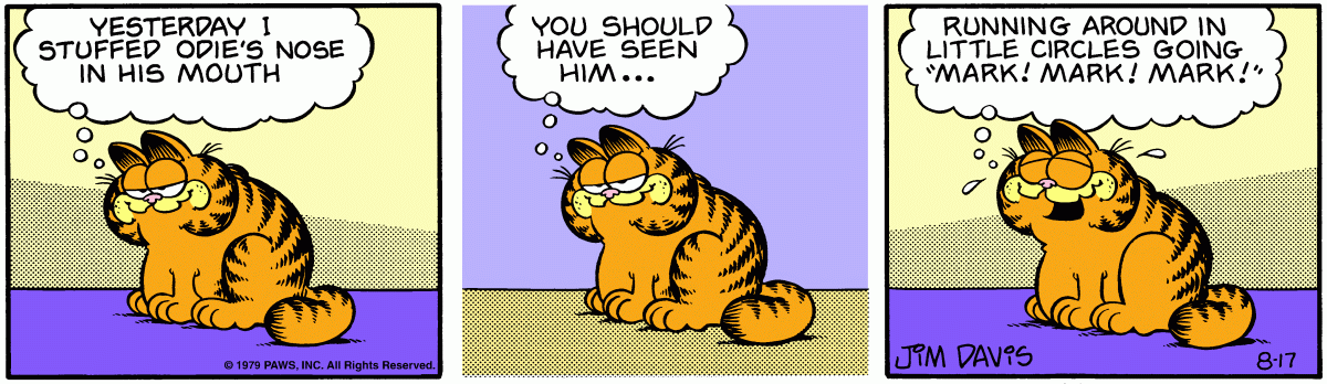 Garfield, August 17, 1979