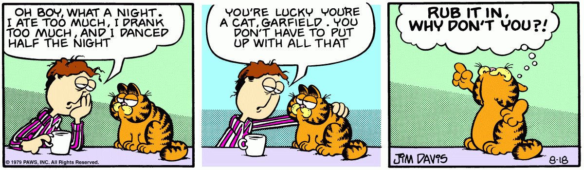 Garfield, August 18, 1979