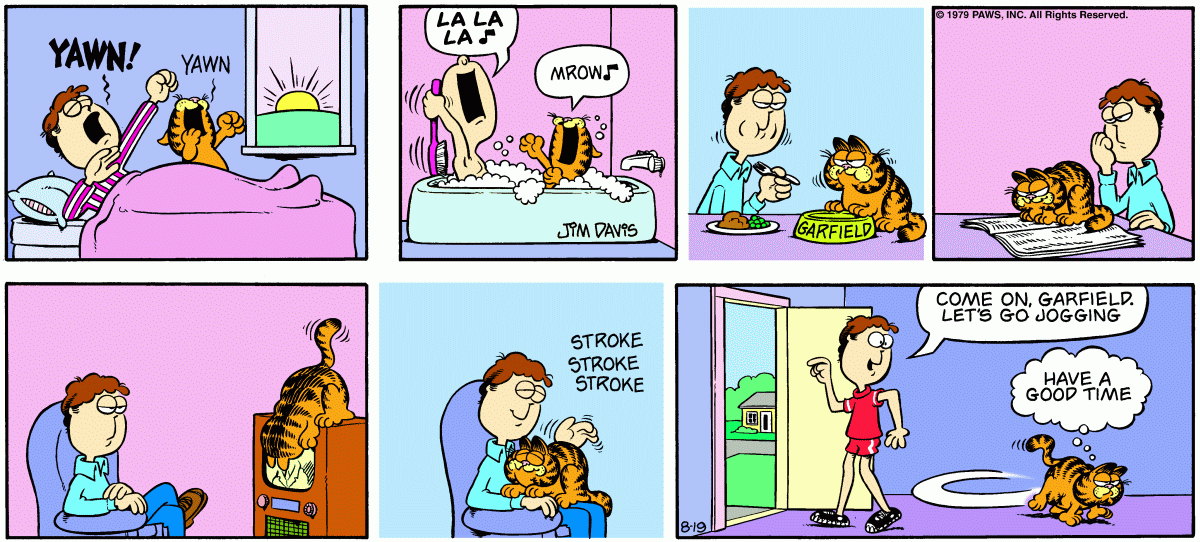 Garfield, August 19, 1979
