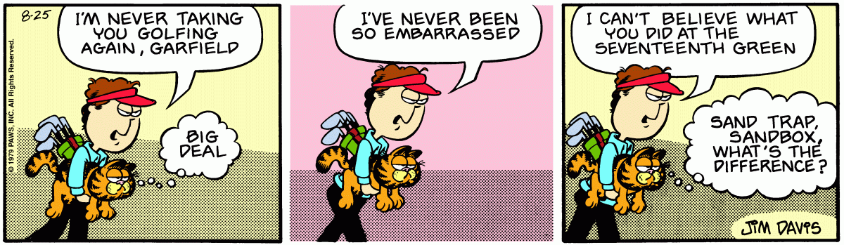 Garfield, August 25, 1979