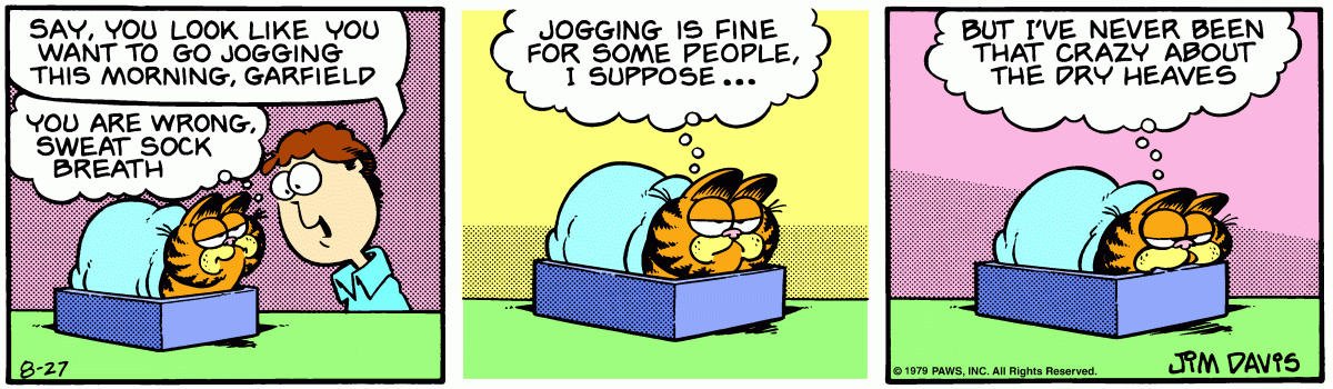 Garfield, August 27, 1979