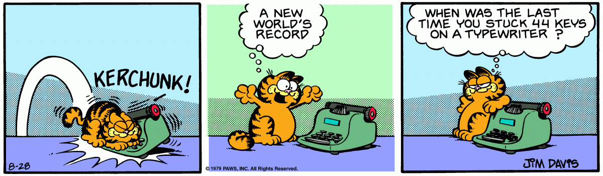 Garfield, August 28, 1979