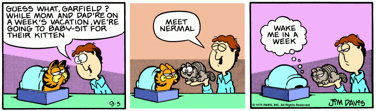 Garfield, September 3, 1979