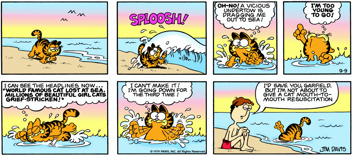 Garfield, September 9, 1979