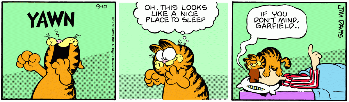 Garfield, September 10, 1979