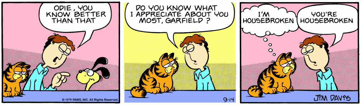 Garfield, September 14, 1979