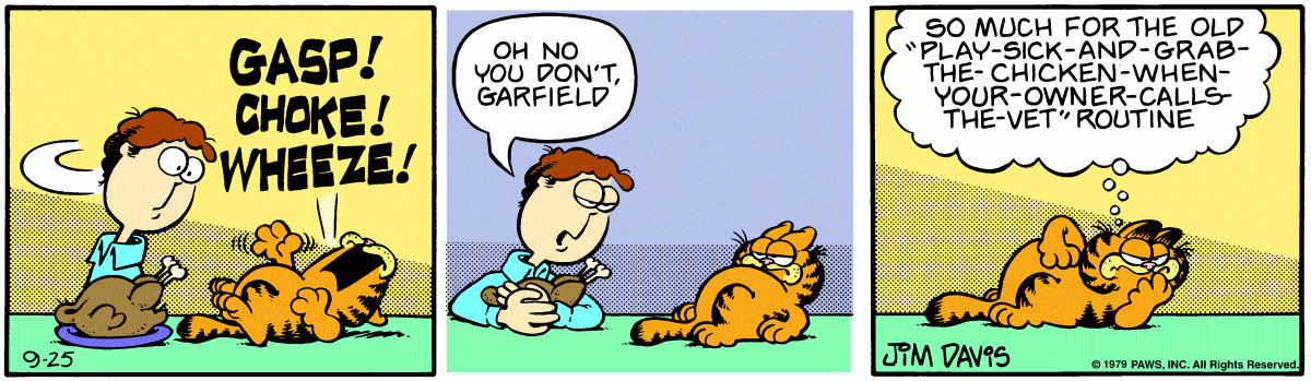 Garfield, September 25, 1979