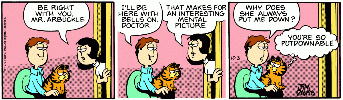 Garfield, October 3, 1979