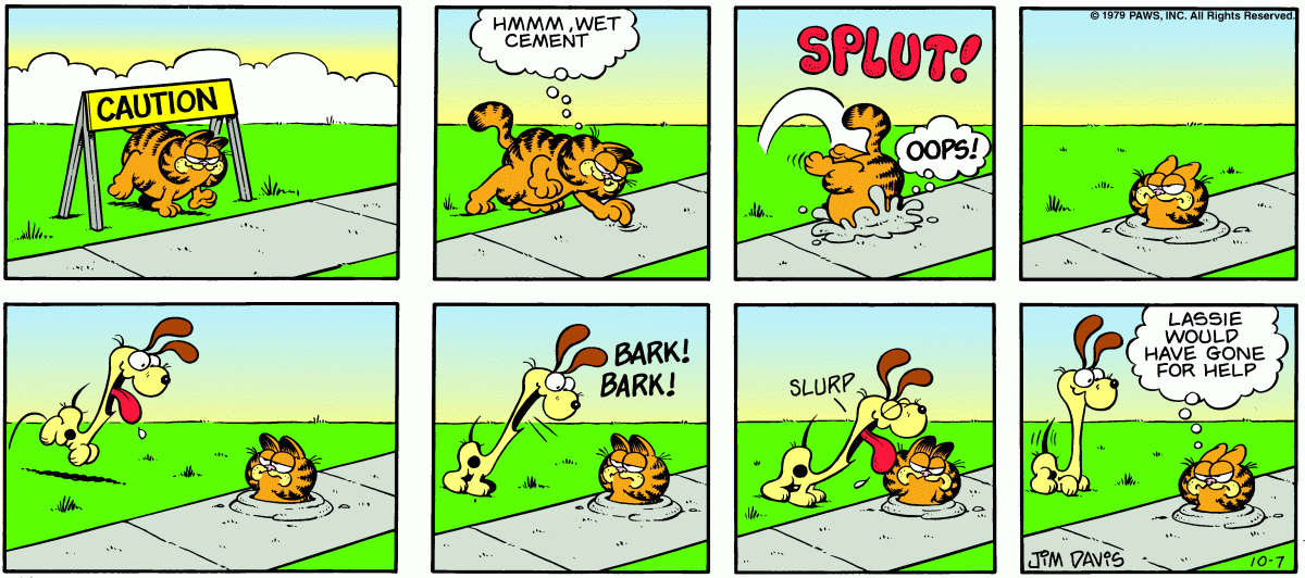 Garfield, October 7, 1979