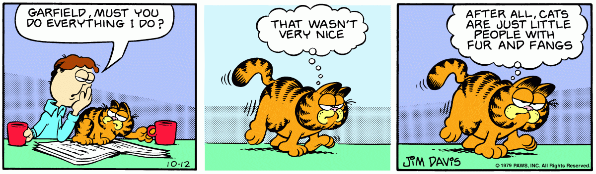 Garfield, October 12, 1979