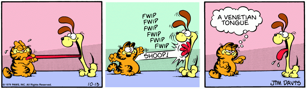 Garfield, October 13, 1979