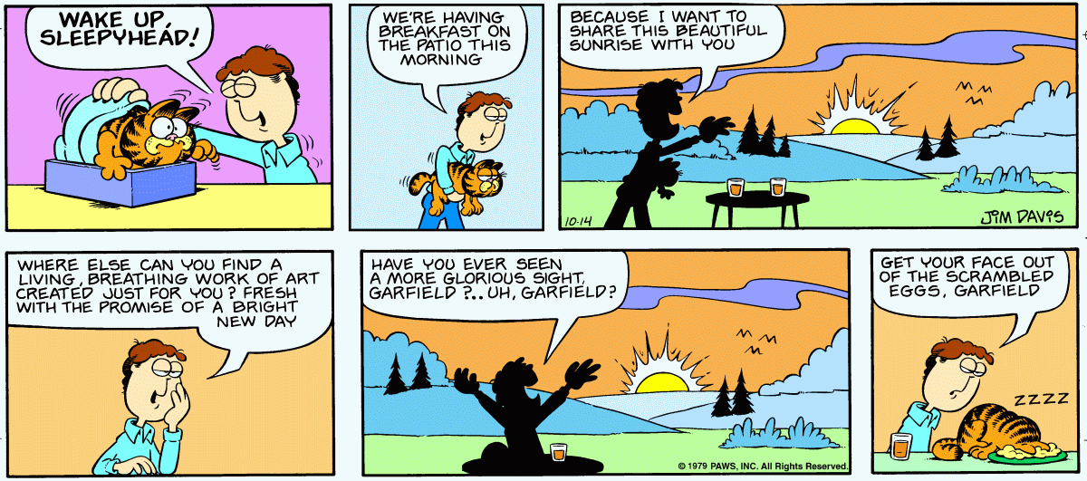 Garfield, October 14, 1979