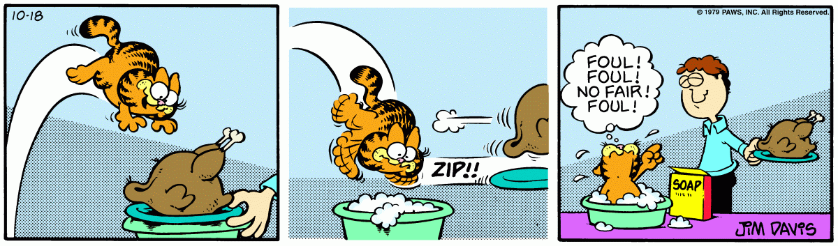 Garfield, October 18, 1979