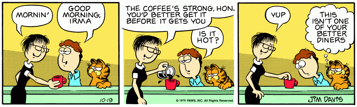 Garfield, October 19, 1979