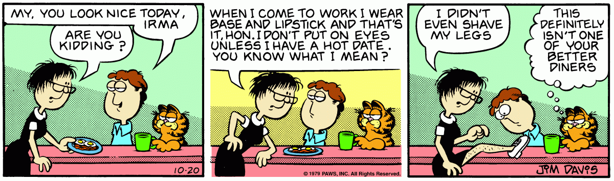 Garfield, October 20, 1979
