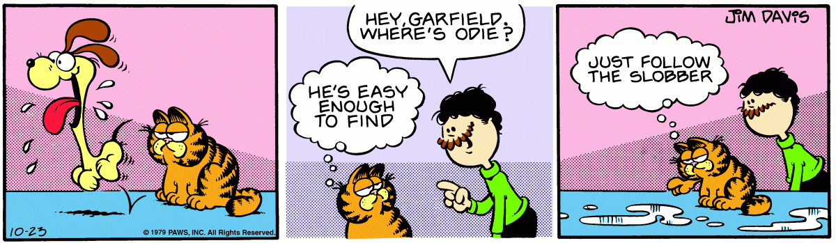 Garfield, October 23, 1979