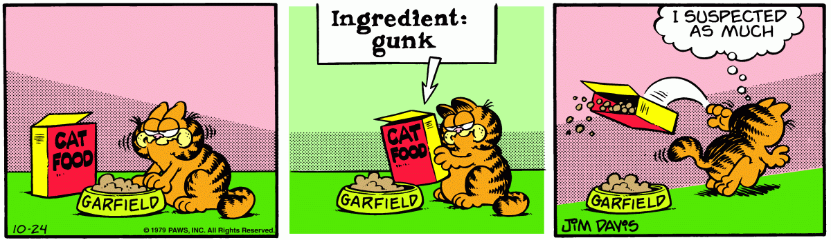 Garfield, October 24, 1979