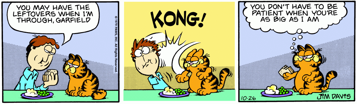 Garfield, October 26, 1979