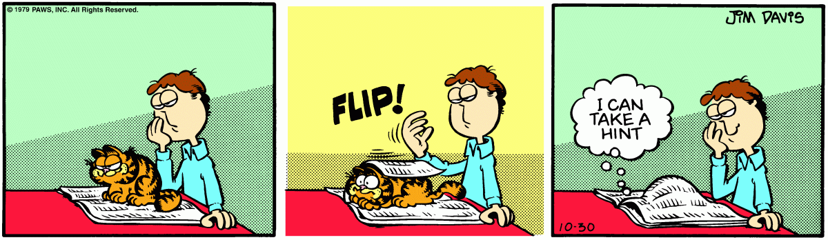 Garfield, October 30, 1979