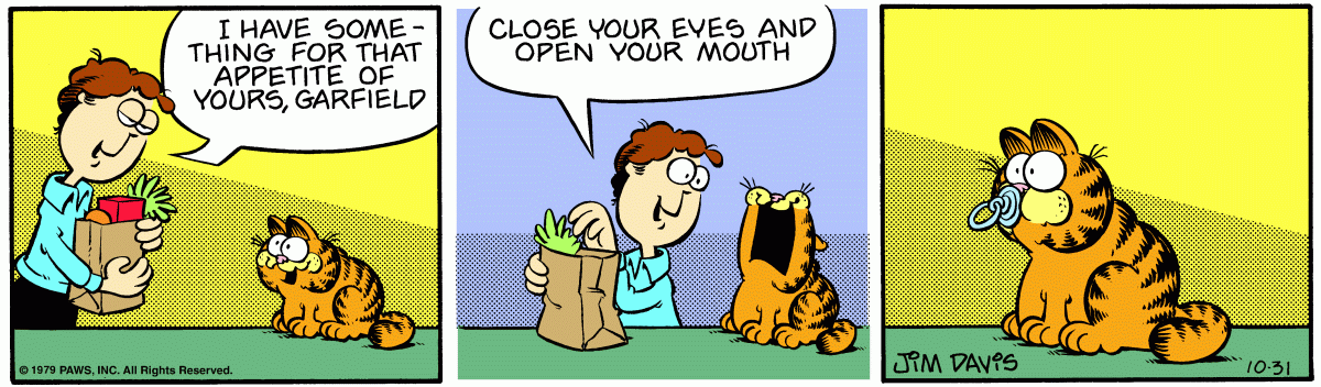 Garfield, October 31, 1979
