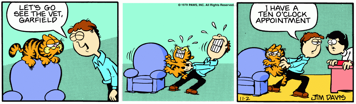 Garfield, November 2, 1979