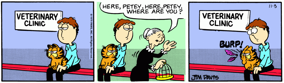 Garfield, November 3, 1979