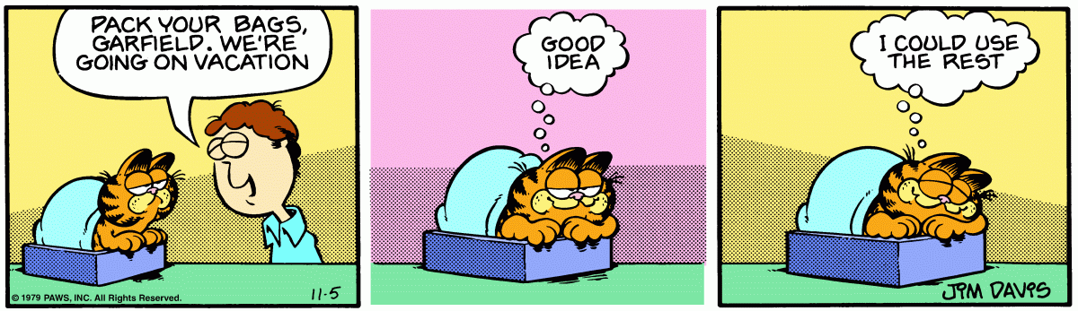 Garfield, November 5, 1979