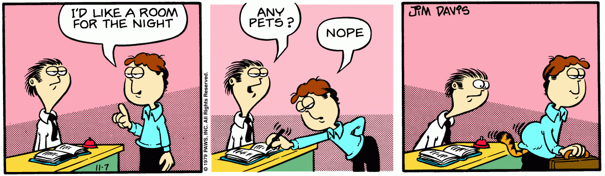 Garfield, November 7, 1979