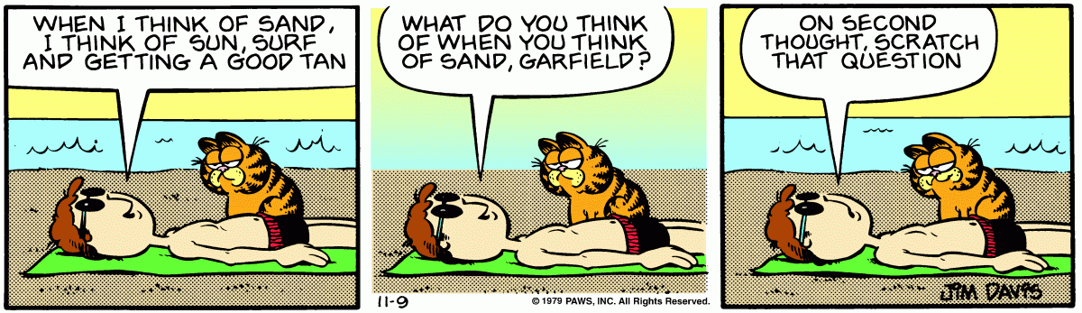 Garfield, November 9, 1979