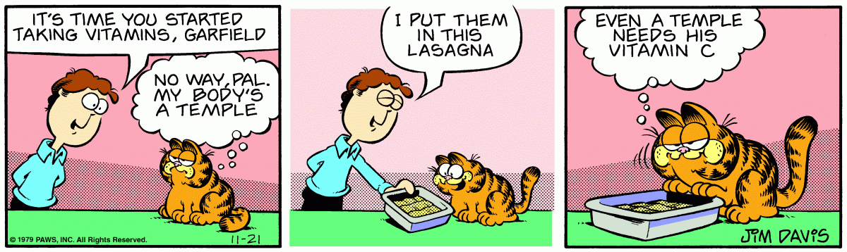 Garfield, November 21, 1979