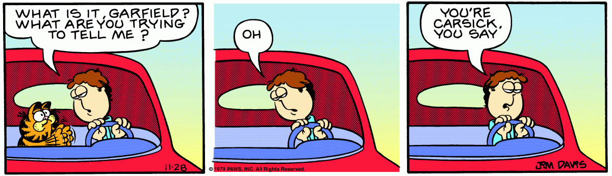 Garfield, November 28, 1979