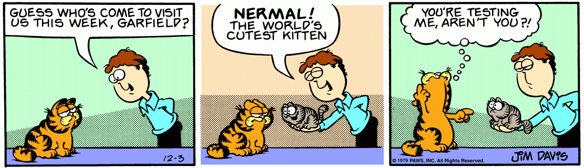 Garfield, December 3, 1979