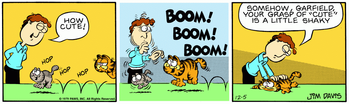 Garfield, December 5, 1979