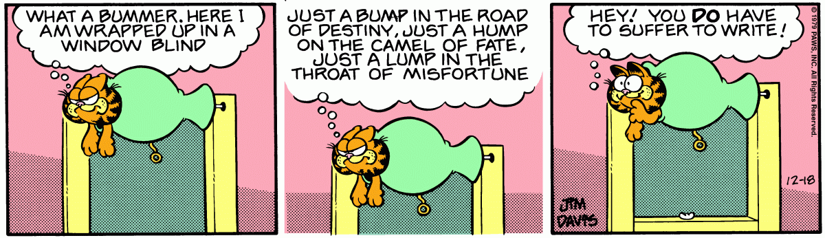 Garfield comic strip for Tuesday, December 18, 1979