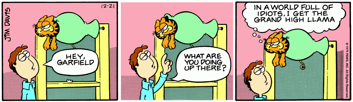 Garfield, December 21, 1979