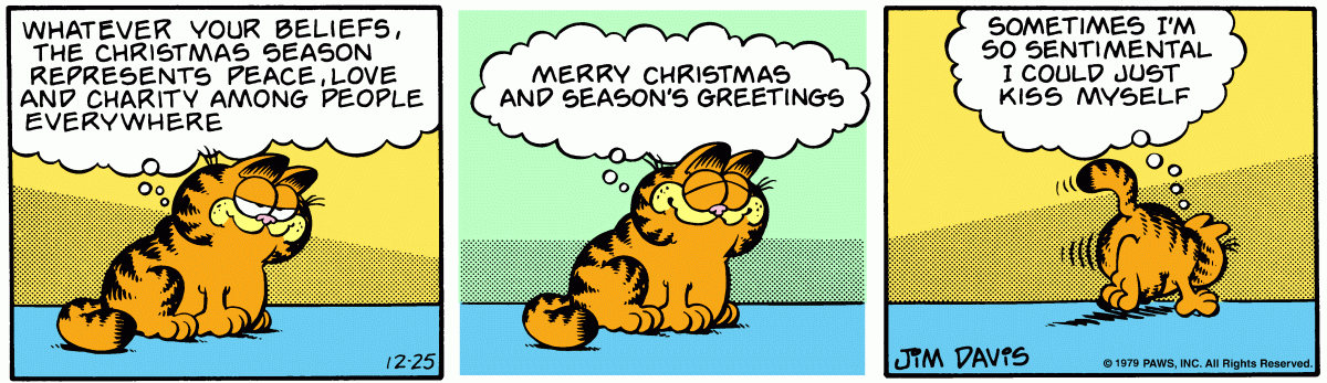 Garfield, December 25, 1979