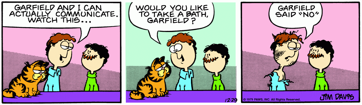 Garfield, December 29, 1979