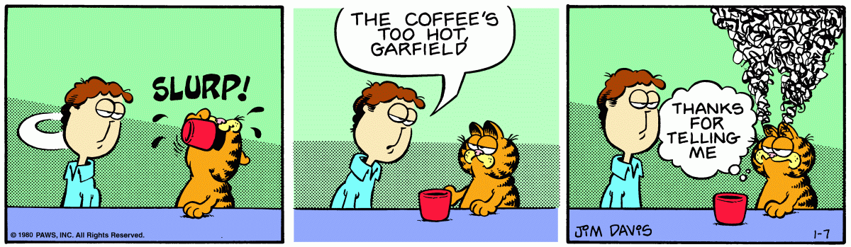 Garfield, January 7, 1980
