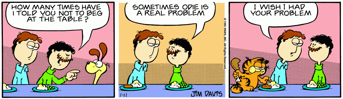 Garfield, January 11, 1980