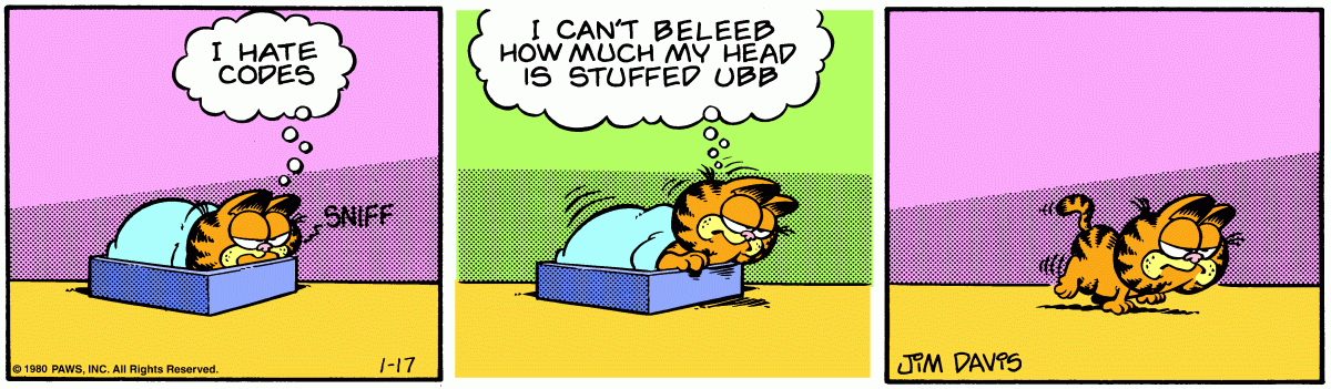 Garfield, January 17, 1980