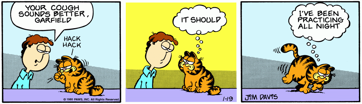 Garfield, January 19, 1980