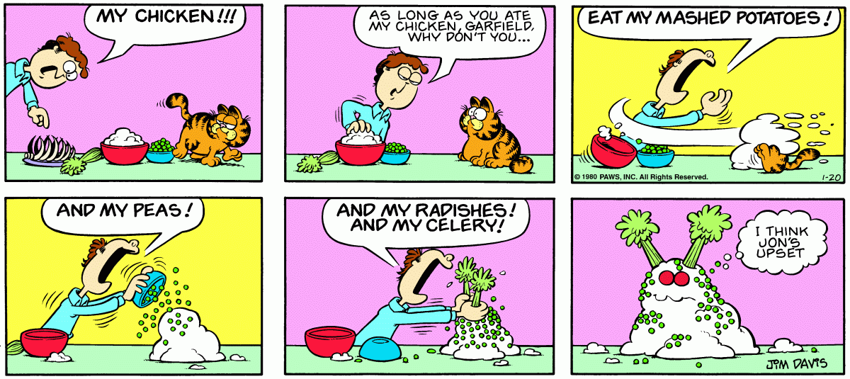 Garfield, January 20, 1980