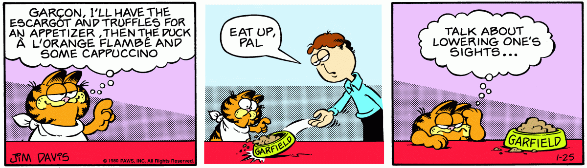Garfield, January 25, 1980
