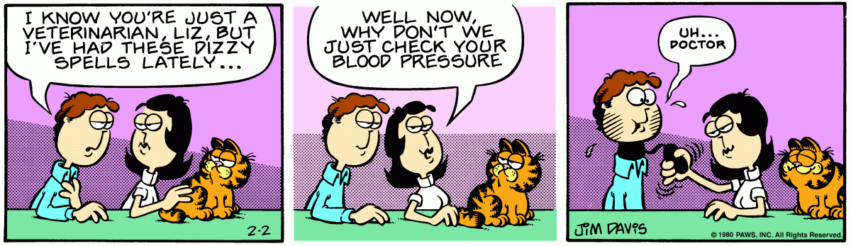 Garfield, February 2, 1980