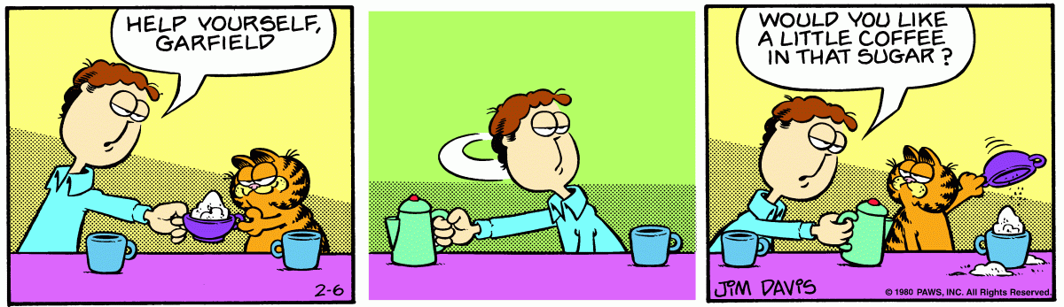 Garfield, February 6, 1980