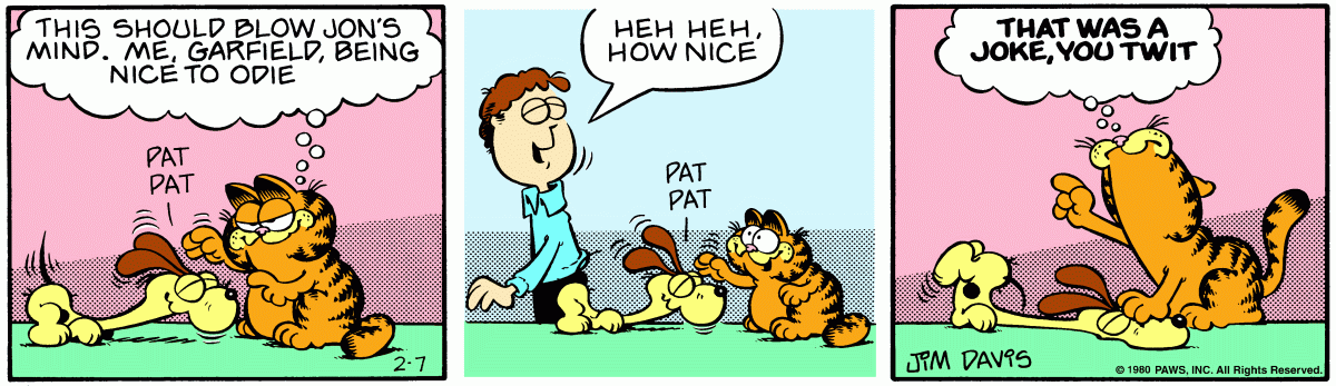 Garfield, February 7, 1980