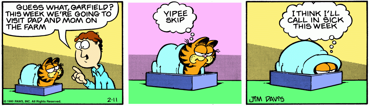 Garfield, February 11, 1980